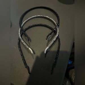 Set of 3 Rhinestone Headbands